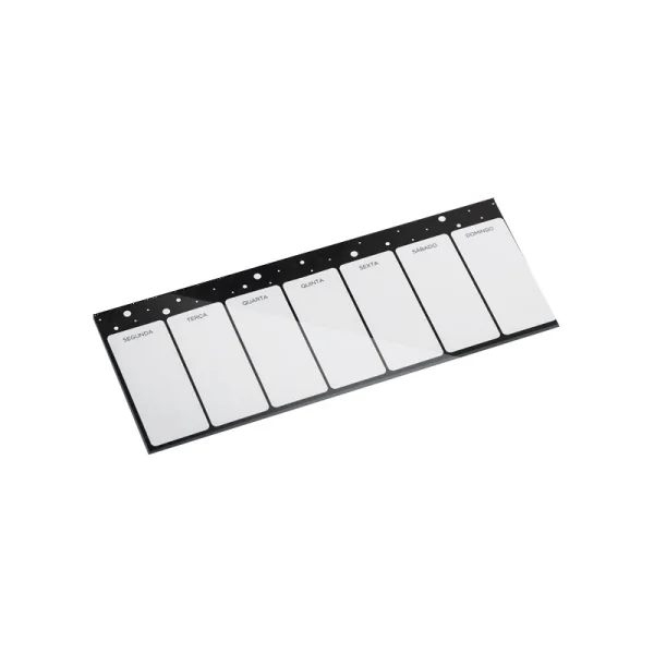 PLANNER DE MESA SEMANAL NÃO DATADO BLACK - 54 FLS
