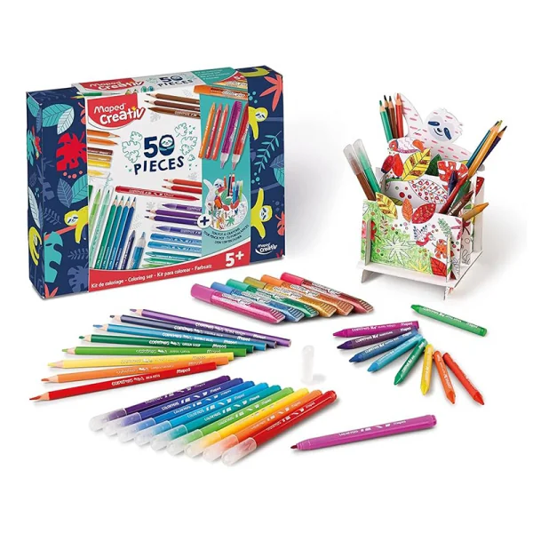 KIT DE COLORAÇÃO MAPED - CREATIV 50 PEÇAS