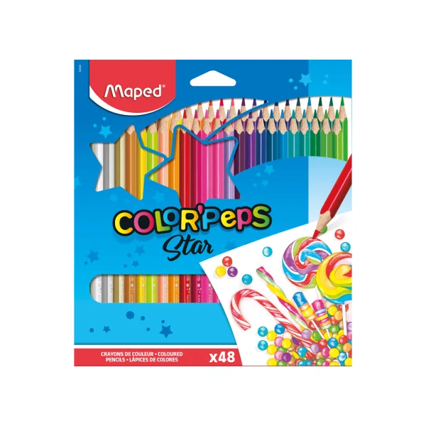 LÁPIS DE COR MAPED - 48 CORES