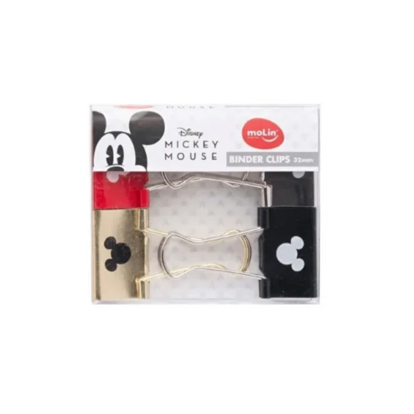 BINDER CLIP MICKEY 32MM C/4 UND