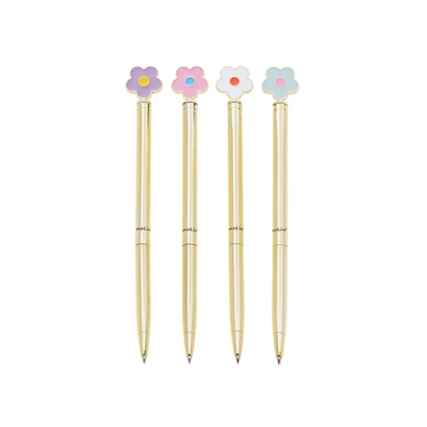 CANETA METÁLICA LOVE DAISY 1.0MM