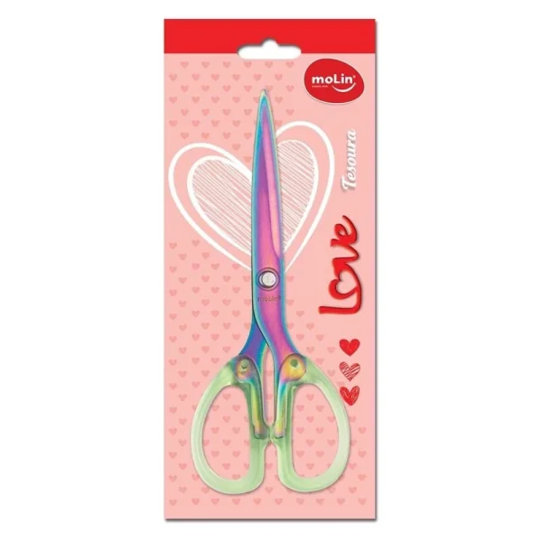 TESOURA RAINBOW TITANIUM 17CM