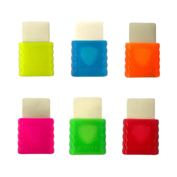 BORRACHA COM CAPA PLÁSTICA