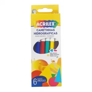 CANETINHAS HIDROGRÁFICAS 06 CORES
