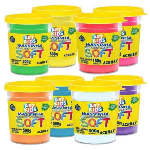 MASSA DE MODELAR SOFT 500G