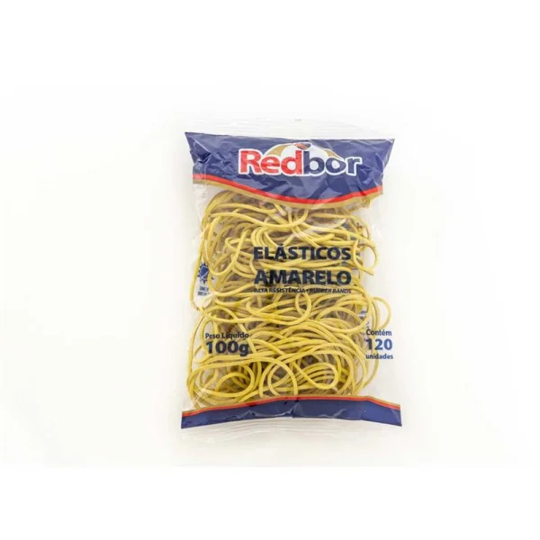 ELÁSTICO AMARELO 100G - 120 UNIDADES