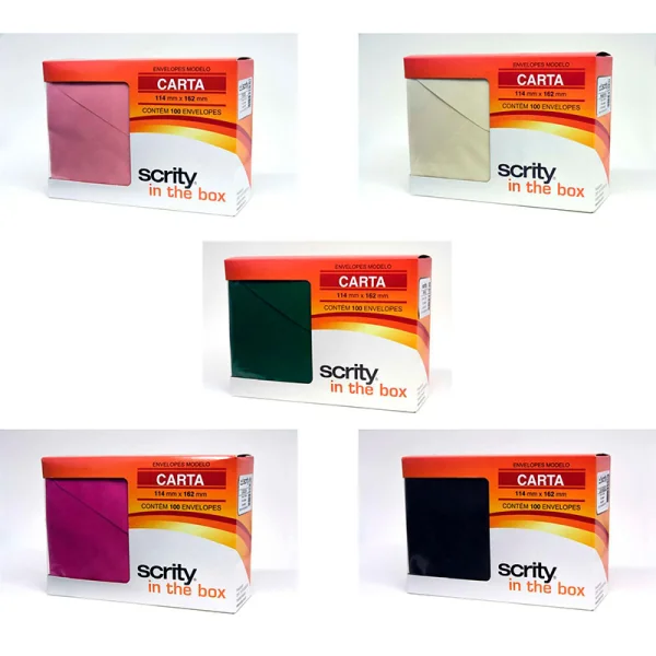 ENVELOPE CARTA 114X162 80G - SCRITY