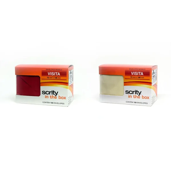 ENVELOPE VISITA 72X108 80G - SCRITY