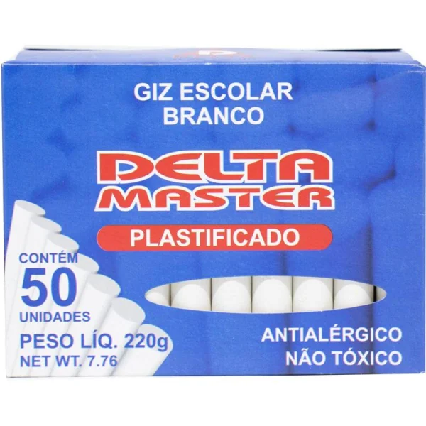 GIZ ESCOLAR BRANCO - 1un