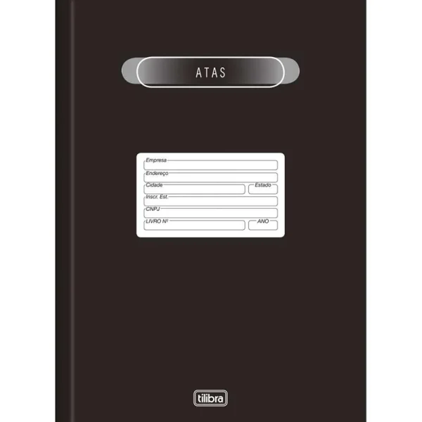 LIVRO ATA CAPA DURA OFÍCIO 100 FOLHAS - TILIBRA