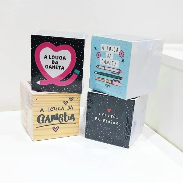 PORTA LÁPIS - DIVERSAS ESTAMPAS