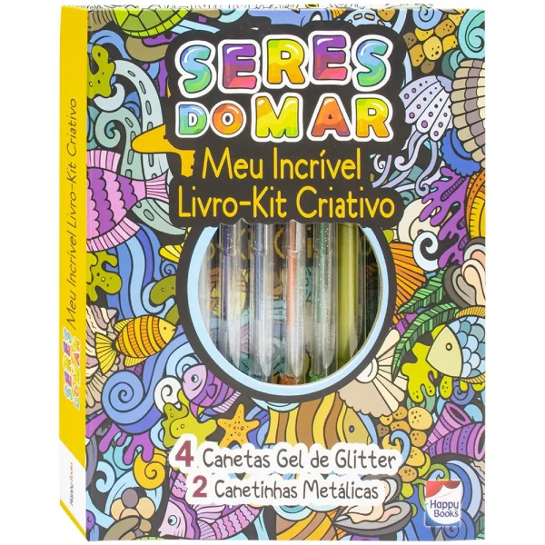 Meu Incrível Livro-Kit Criativo: Seres do Mar