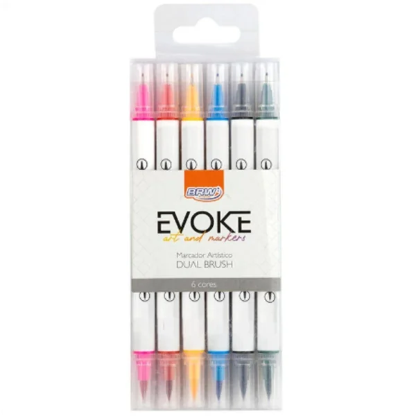 MARCADOR ARTÍSTICO DUAL BRUSH EVOKE - 06UN