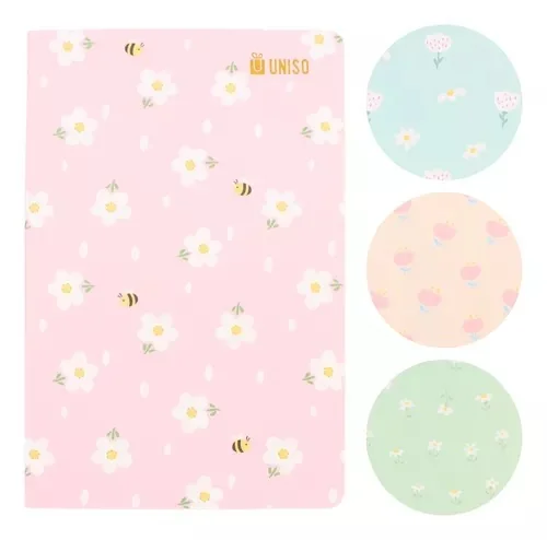 Caderno Pautado Flor A5