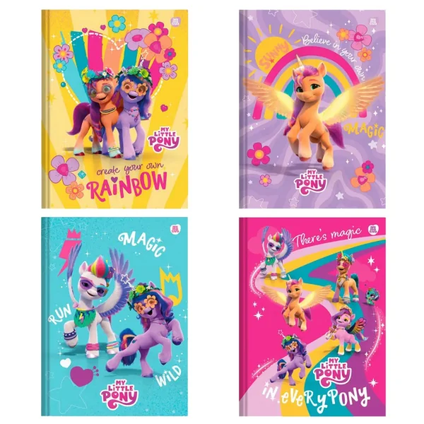 CADERNO BROCHURA 1/4 80F - MY LITTLE PONY