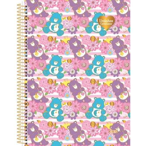 CADERNO UNIVERSITÁRIO ESPIRAL 1M - URSINHOS CARINHOSOS