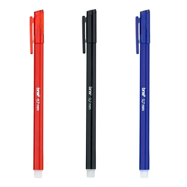 CANETA ESFEROGRÁFICA GEL APAGÁVEL 0.7MM - BASIC