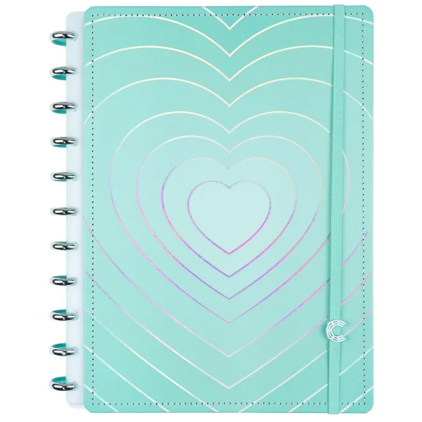 CADERNO INTELIGENTE TURQUOISE LOVE - GRANDE