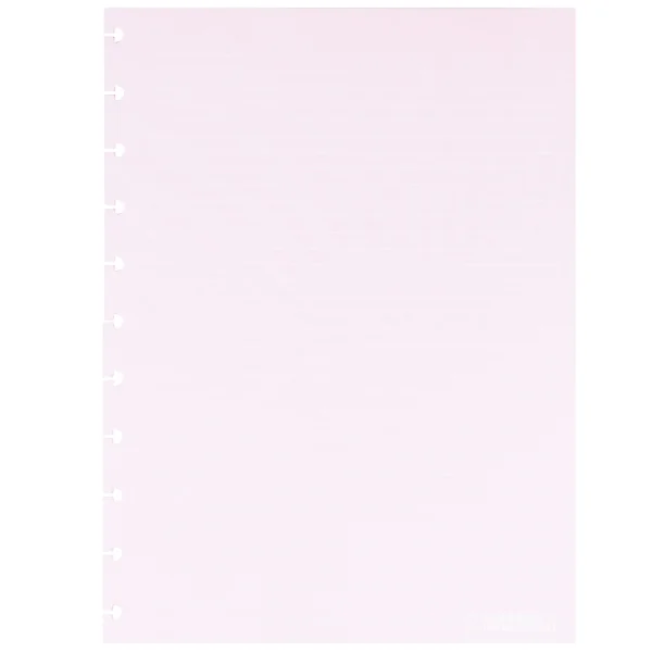 REFIL PAUTADO #PINKLOVER LINHAS BRANCAS - A5 90G