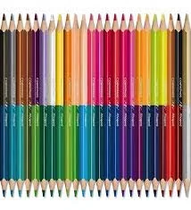 LÁPIS DE COR COLORPEPS DUO 24 LÁPIS E 48 CORES