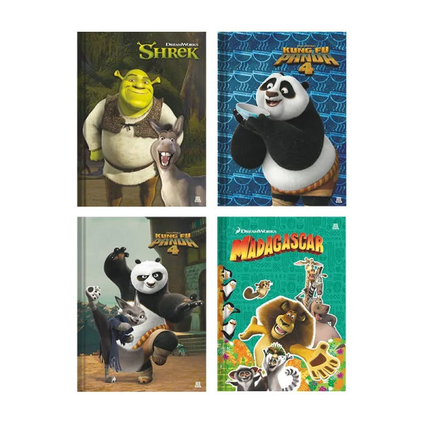 CADERNO BROCHURA 1/1 80F -  DREAMWORKS
