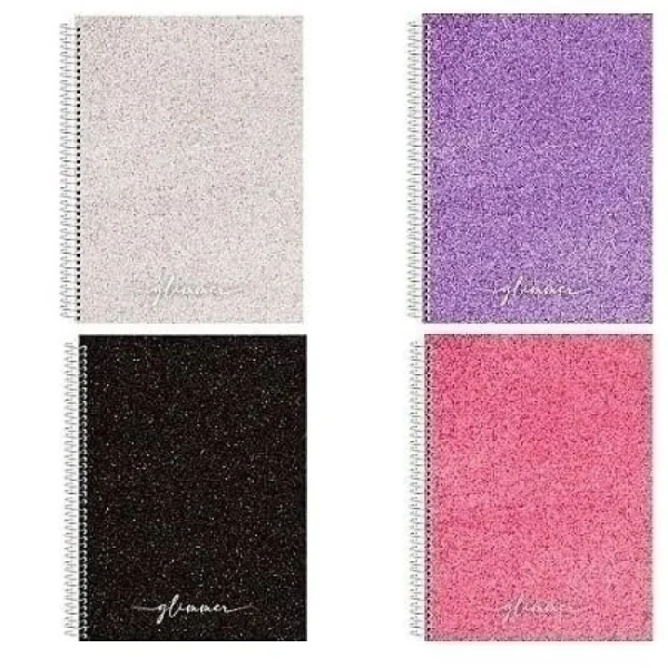 CADERNO COLEGIAL 1M 80F - GLIMMER