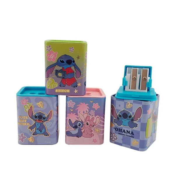 APONTADOR METÁLICO QUADRADO STITCH