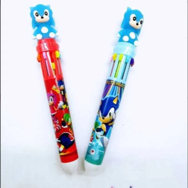 Caneta 6 Cores Sonic