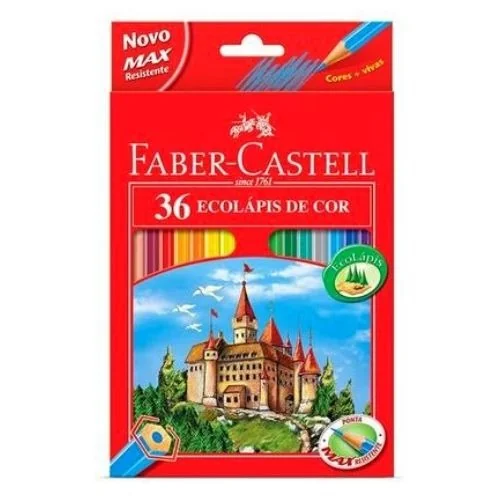 ECOLAPIS DE COR LVM 36 CORES FABER-CASTELL