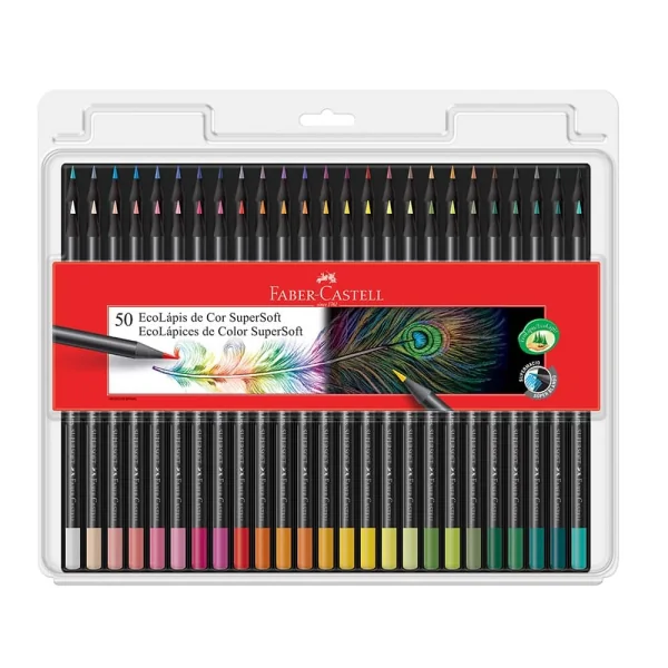 ECOLAPIS DE COR SUPERSOFT 50 CORES FABER-CASTELL