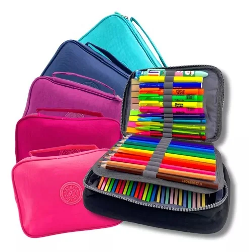 Estojo Box Organizador Escolar Grande