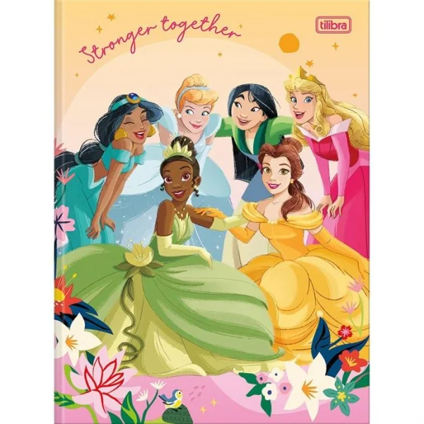 CADERNO BROCHURA 1/1 80F - PRINCESAS