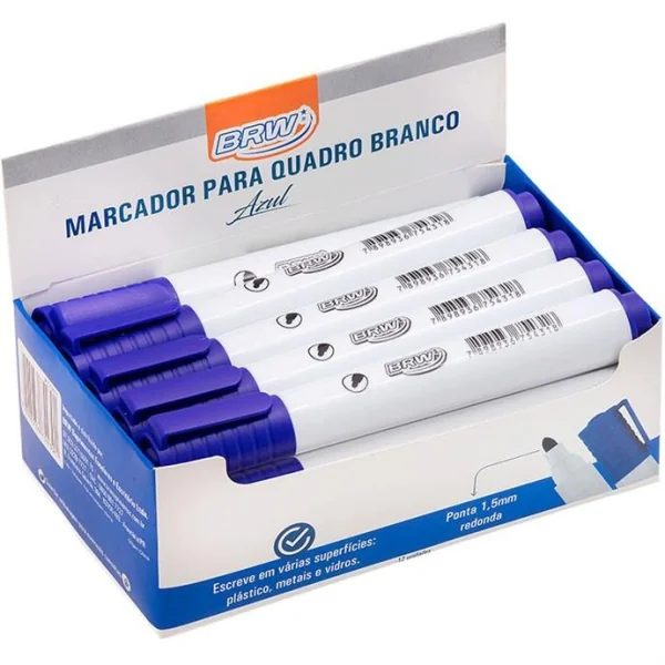 PINCEL QUADRO BRANCO AZUL BRW