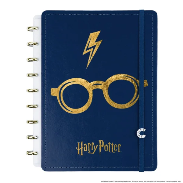 CADERNO CI BY HARRY POTTER AZUL - MEDIO