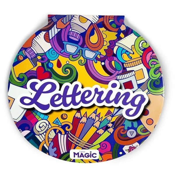 LIVRO DE COLORIR LETTERING 24PGS 17,5CM