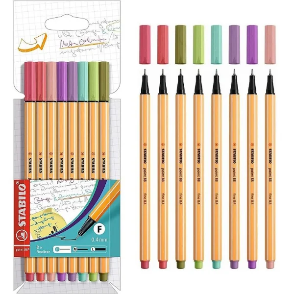 KIT STABILO POINT 0,4 C/8 - 88/8-04