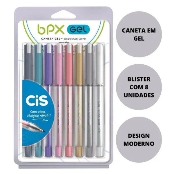 KIT CIS BPX GEL - ESTOJO 08 CORES