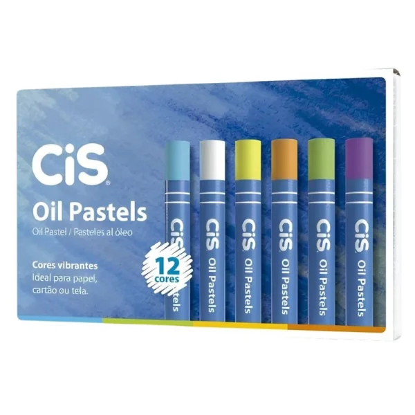 GIZ OIL PASTELS 12 CORES - CIS
