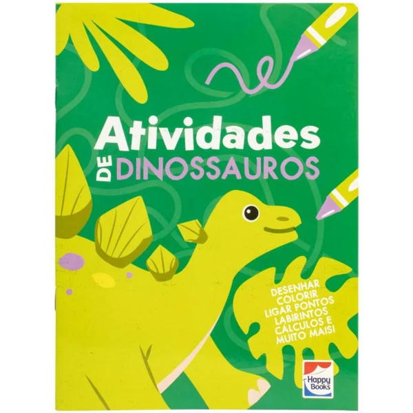 ATIVIDADES DE DINOSSAUROS: VOL.4 (VERDE)
