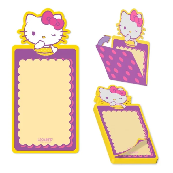 Bloco Adesivado Envelope 20 Folhas Hello Kitty