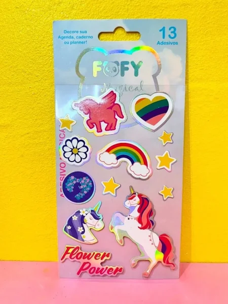 ADESIVO MAGICAL 13 PCS - FOFY
