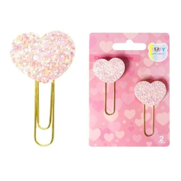 CLIPS MEU CORACAO ROSA - FOFY