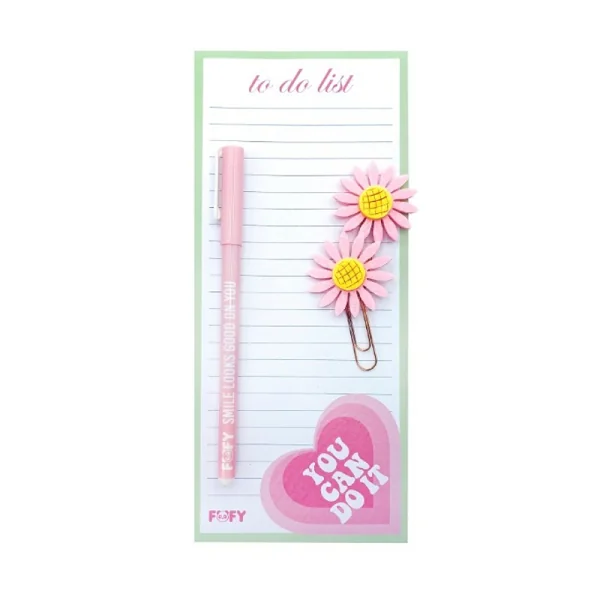 KIT ANOTACAO PRIMAVERA ROSA - FOFY