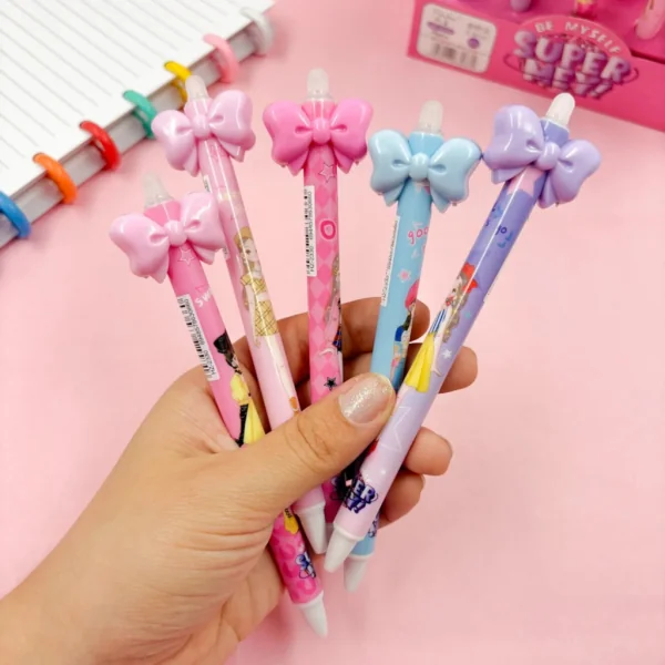 Caneta Clic Apagavel Lacinho Menininhas