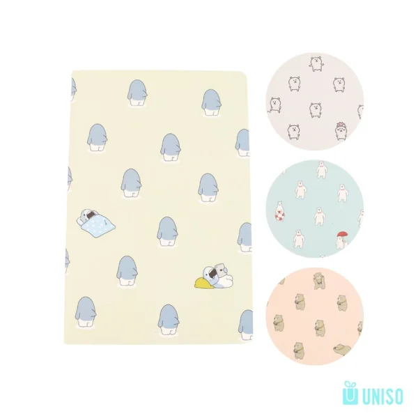 CADERNO PAUTADO ANIMAL 180x250mm
