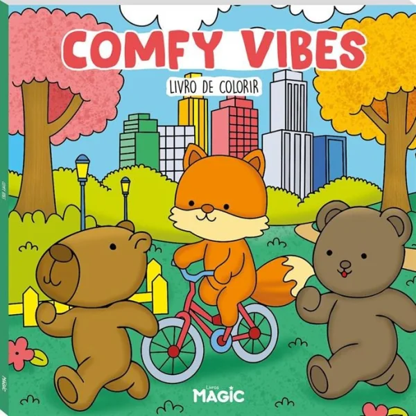 LIVRO DE COLORIR BOOBIE GOODS COMFY VIBES 48PGS