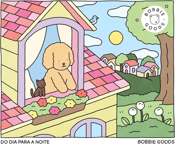 DO DIA PARA A NOITE (DAY TO NIGHT)   LIVRO DE COLORIR OFICIAL BOBBIE GOODS