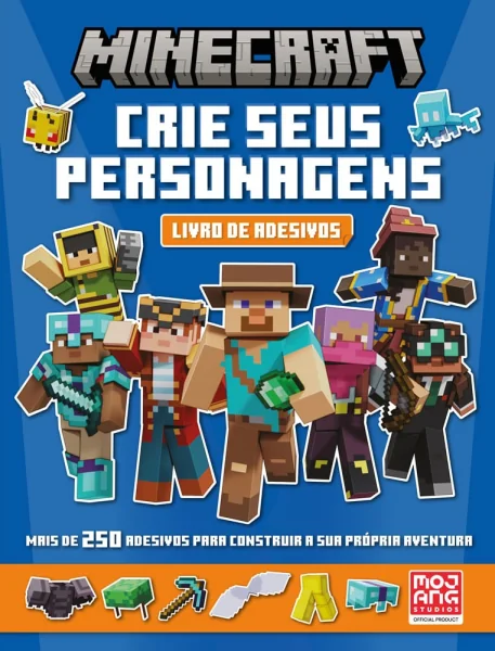 MINECRAFT | CRIE SEU PERSONAGEM (LIVRO OFICIAL DE ADESIVOS)