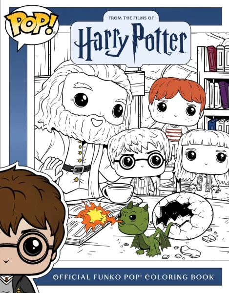 LIVRO DE COLORIR OFICIAL FUNKO POP! DOS FILMES DE HARRY POTTER