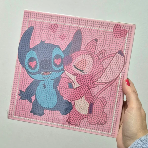 Pintura Diamante Quadro - Stitch
